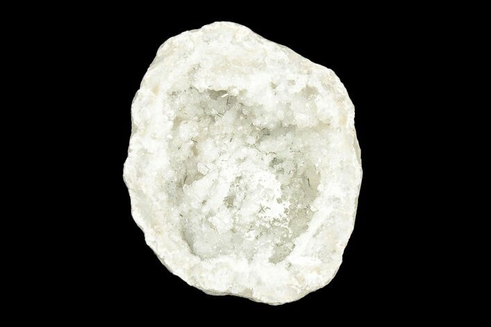 Keokuk Quartz Geode with Pyrite (Half) - Illinois #195940